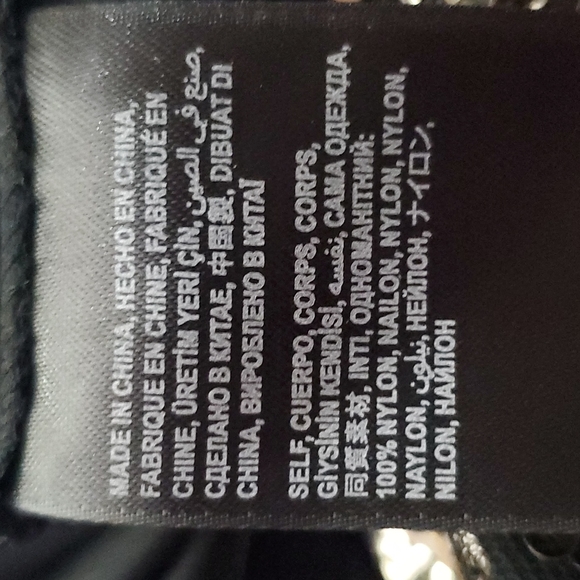 bebe black with gold sequin mini dress - Picture 10 of 10